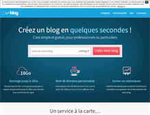 Tablet Screenshot of creerunblog.fr